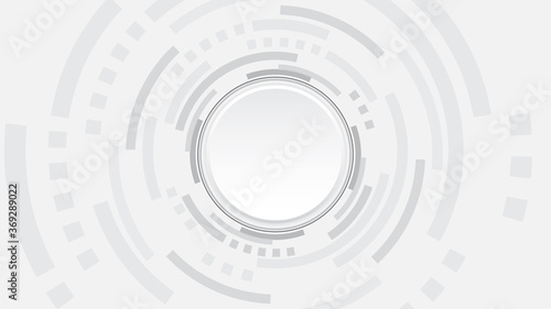 Grey white Abstract technology background,Hi tech digital connect, communication, high technology concept, science, technology background