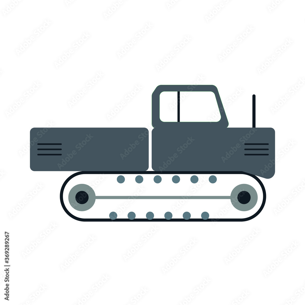 Vector farmer tractor icon. Vector illustration Vector farmer tractor icon. Vector illustration