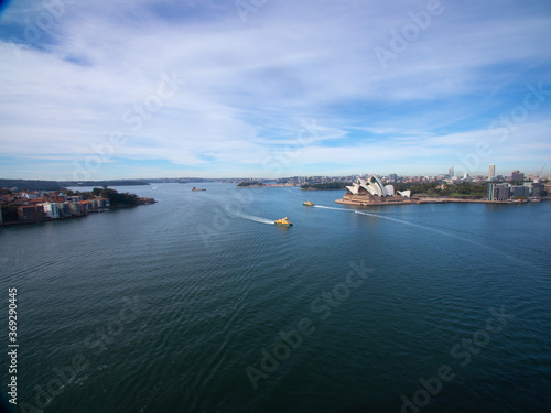 Panoramic view of Sydney Harbour NSW Australia © Elias Bitar