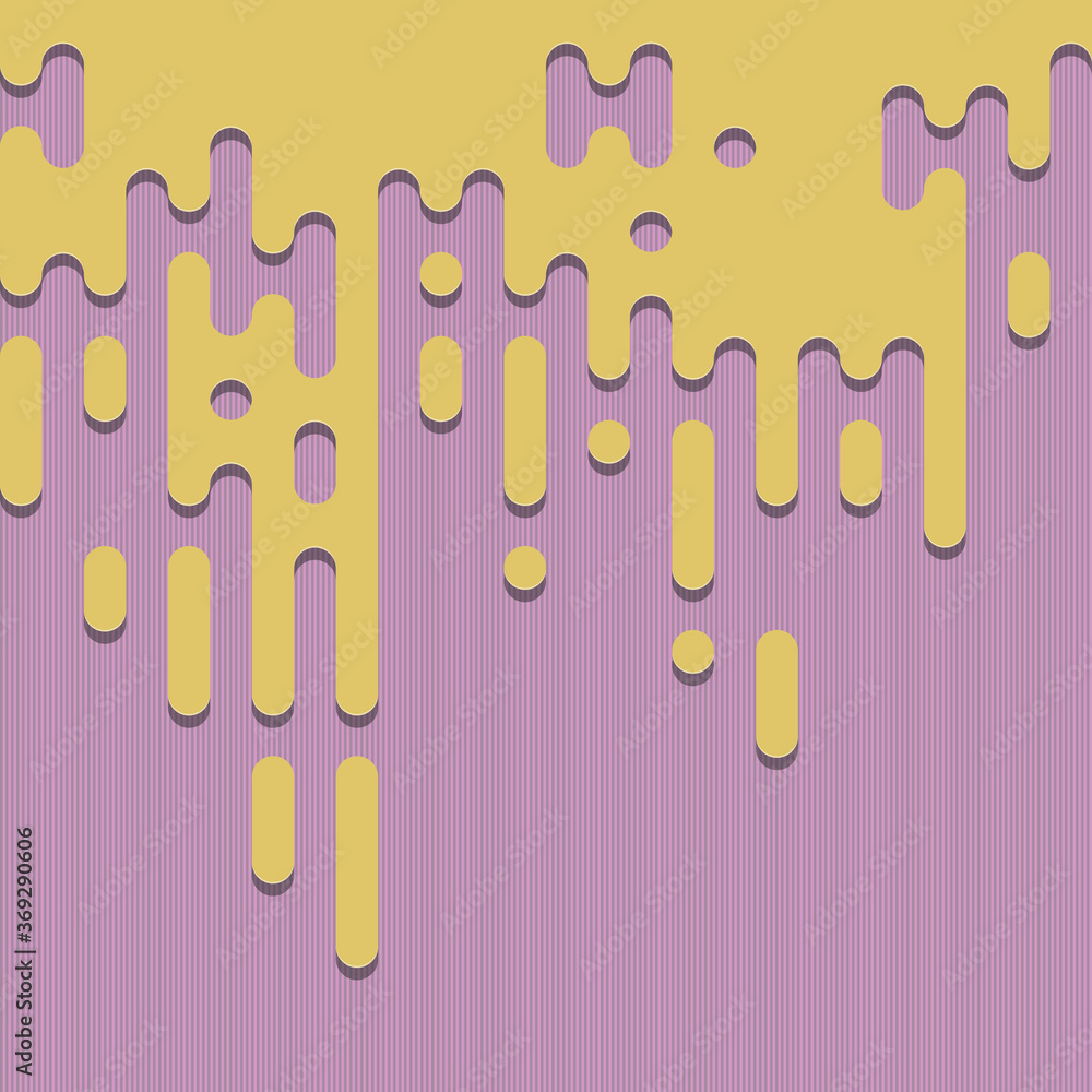 Abstract Rounded Color Lines halftone transition background illustration