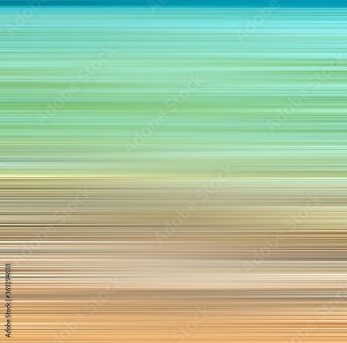 Abstract texture, color combination. Stripes in green blue turquoise brown beige yellow gray colors, shades and nuances. Suitable for backgrounds and printing.