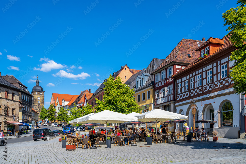 Altstadt von Lichtenfels, Bayern, Deutschland 