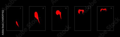 Smoke effect. fire smoke animation sprite sheet. classic fire smoke effect animation for game or cartoon or animation. vector style fire animation effect 1658.