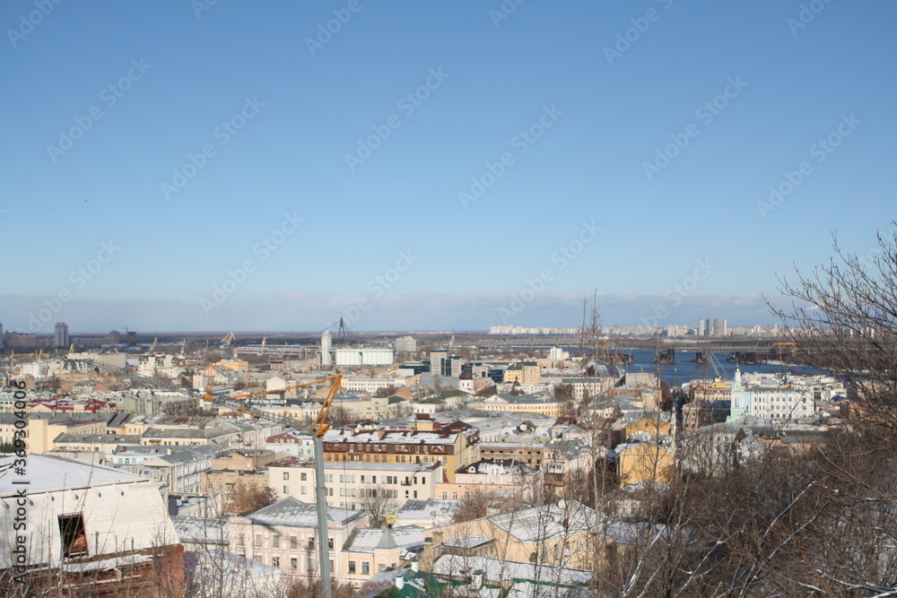 panorama of the city of Kiev Kyiv