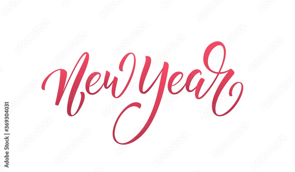 New Year Lettering label. Calligraphy for New Year 2021 celebration New Year Lettering label. Calligraphy for New Year 2021 celebration