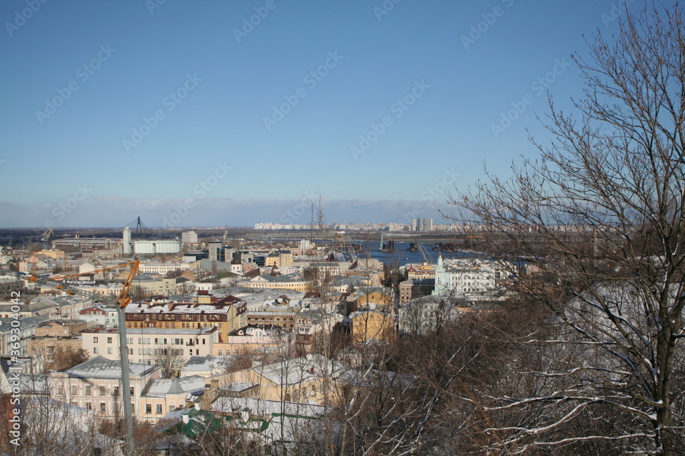 panorama of the city of Kiev Kyiv