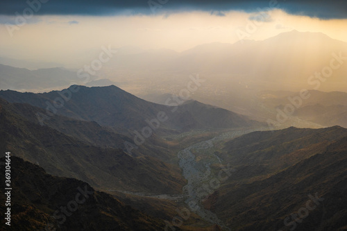Mountain views around the Al-Hada resort city in western Saudi Arabia   © hyserb