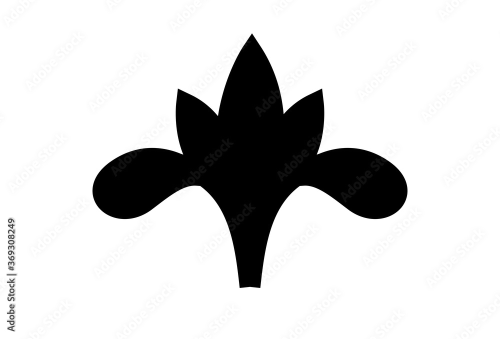 ornament flower silhouette style icon design of Decorative element theme Vector illustration ornament flower silhouette style icon design of Decorative element theme Vector illustration
