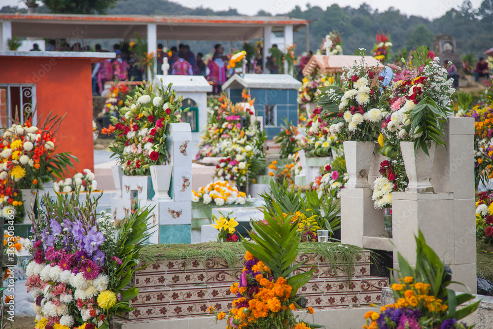 Día de Muertos en Zinacantán, Chiapas, México