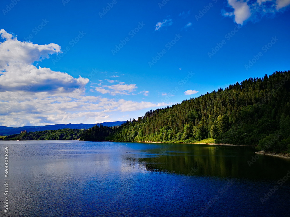 Czorsztyn lake. Pieniny National Park. Czorsztyn. Poland