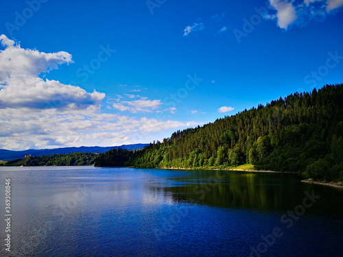 Czorsztyn lake. Pieniny National Park. Czorsztyn. Poland