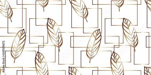 Summer print of exotic plants jungle tropical palm leaves. Geometric Pattern Seamless Floral Vector White Background Nature Wallpaper Trendy modern pattern. Fabric and textile design. bed linen