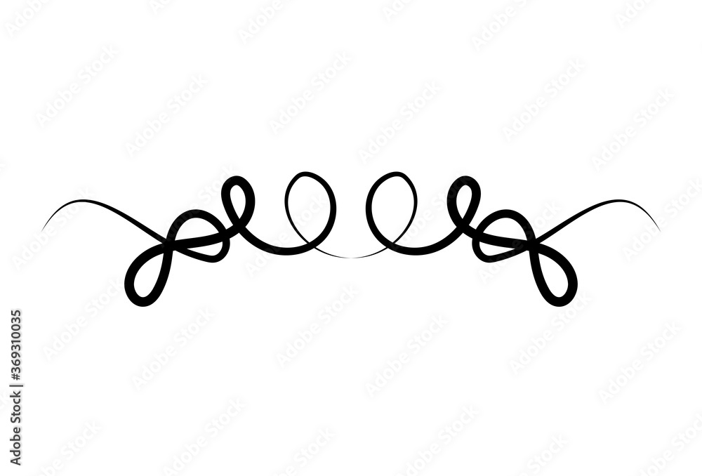 black and ribbon shaped ornament design of Decorative element theme Vector illustration black and ribbon shaped ornament design of Decorative element theme Vector illustration