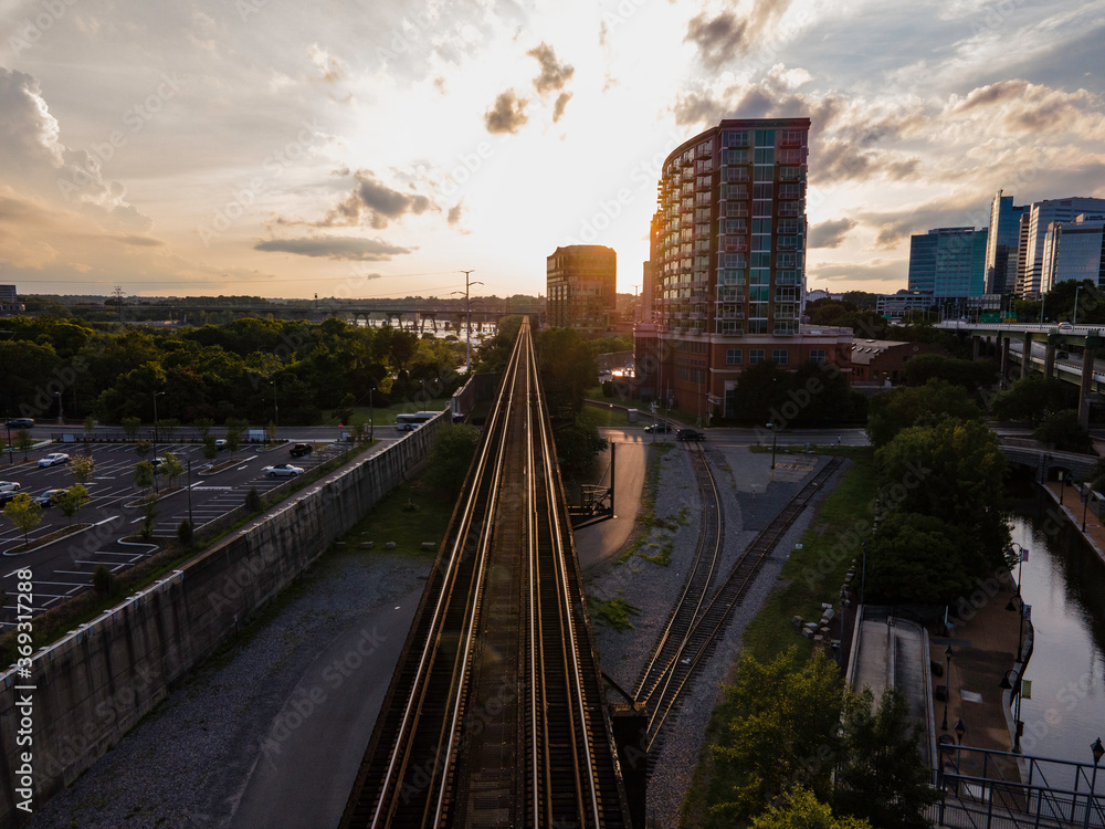 Rail into the Sunset