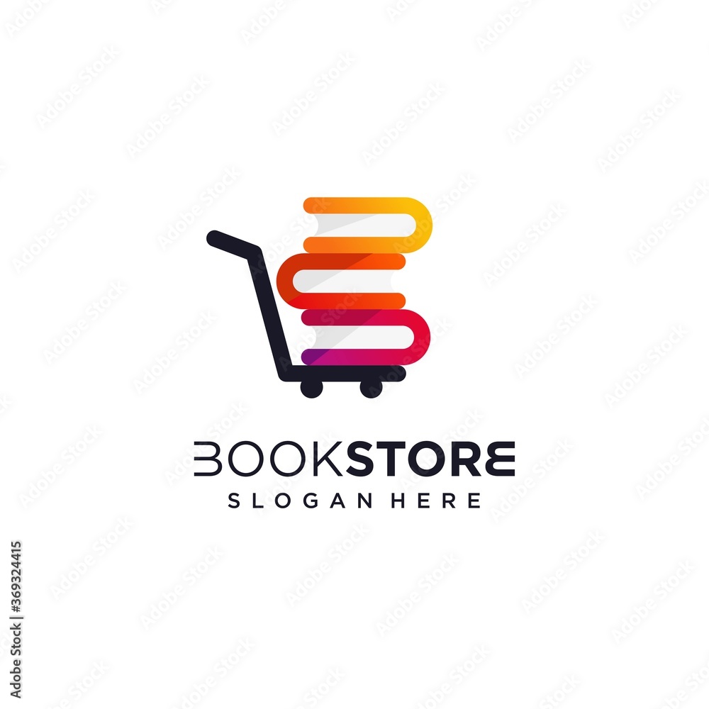 Book store logo design template with modern concept, book, store, modern, sell, Premium Vector Book store logo design template with modern concept, book, store, modern, sell, Premium Vector