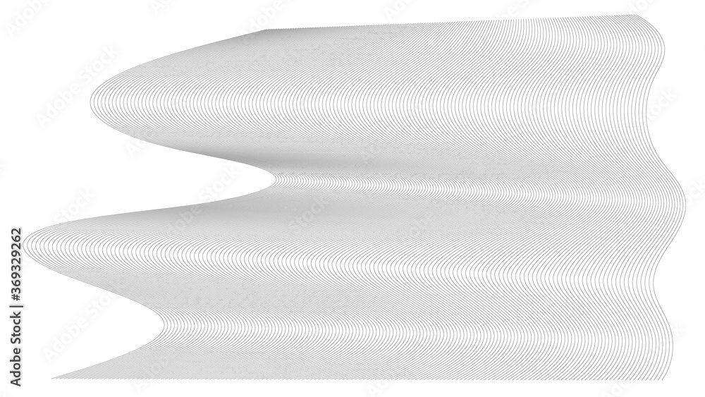 Obraz premium Wave Line Abstract Background Clean And Simple 