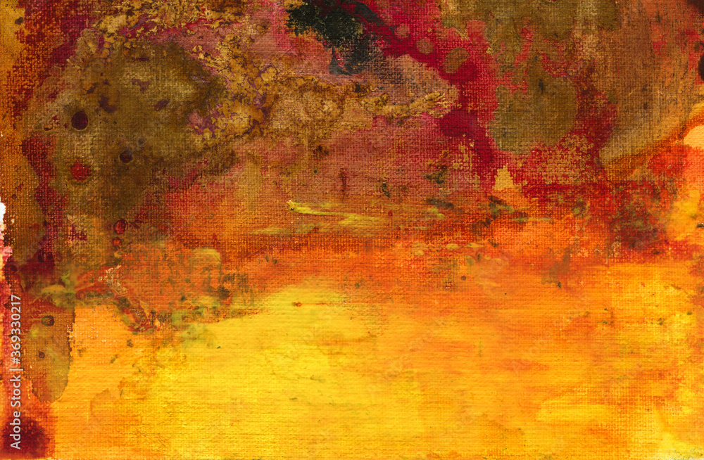 Obraz premium Abstract minimalistic oil painting. landscape contemporary art style. Modern painting with brushstrokes