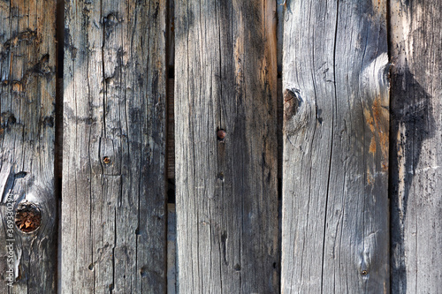 Barn wall made of old planks