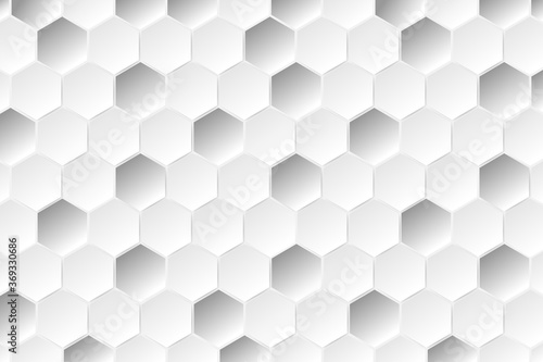 Fototapeta Naklejka Na Ścianę i Meble -  hexagon pattern background. - abstract geometric design. - vector illustration.