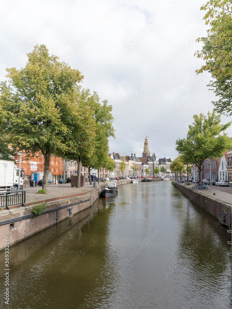 A canal in Groningen, The Netherlands
