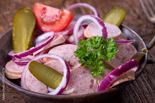 bavarian sausage salad