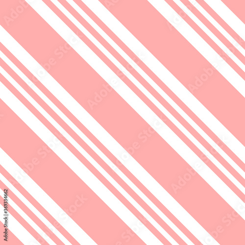 Seamless diagonal stripes vector pattern, candy cane. Christmas design for wallpaper, fabric, textile, wrapping.