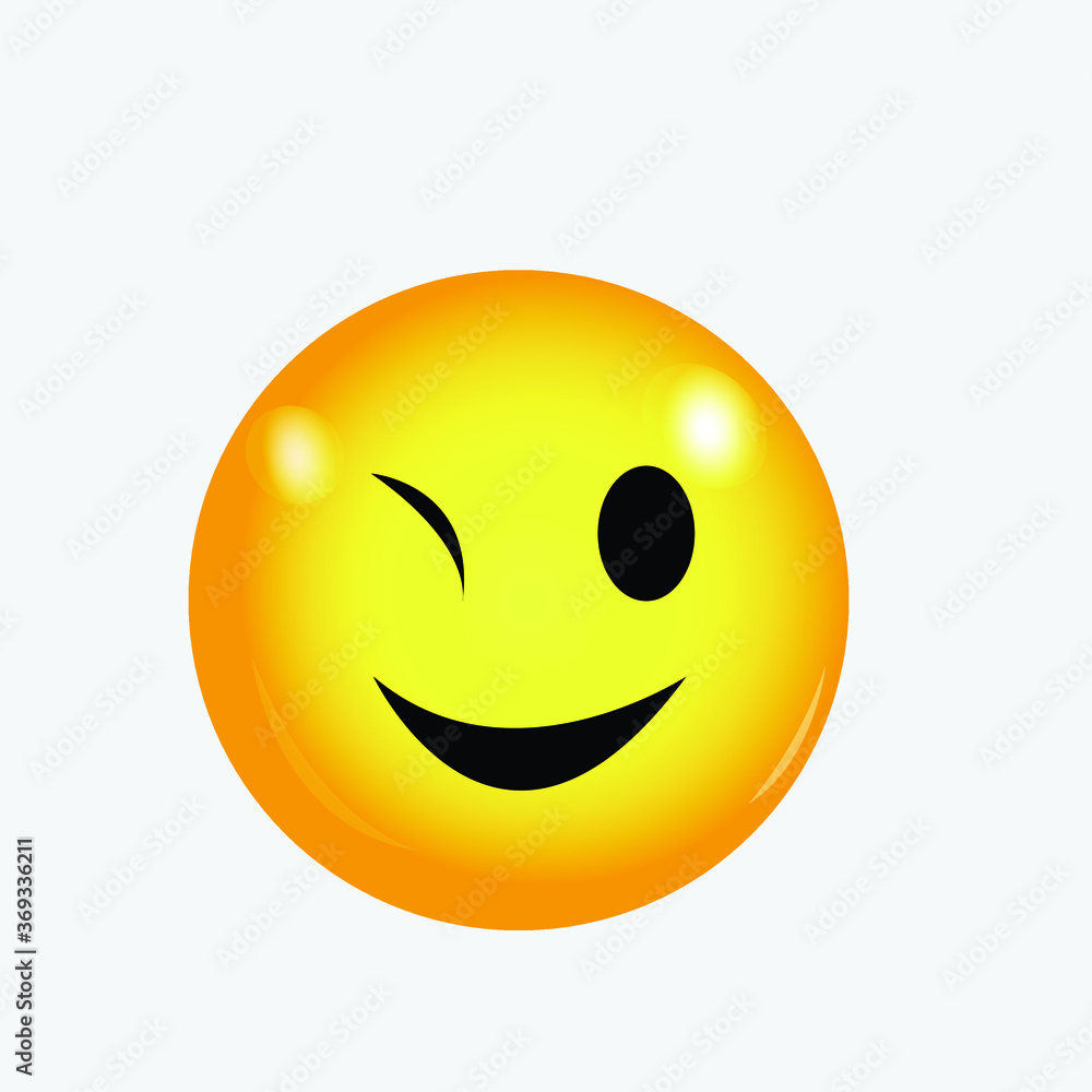 Happy Smiley Emoticon vector design Happy Smiley Emoticon vector design