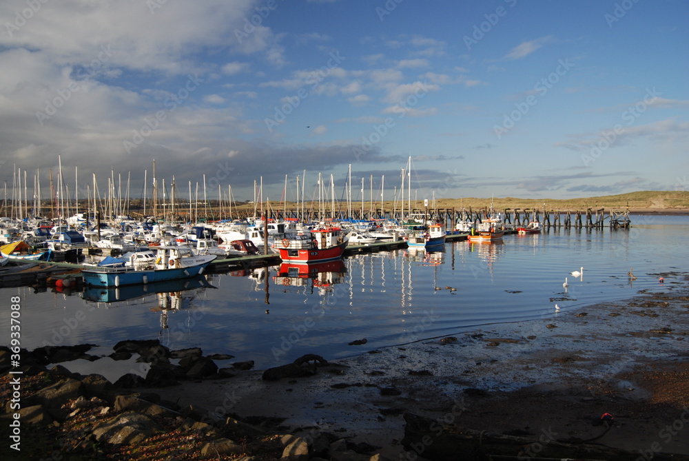 Marina, Alnmouth, Northumberland, England