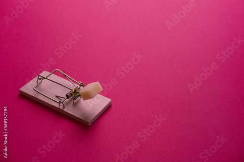 Photos Free cheese only comes in a mousetrap