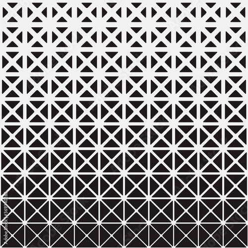 Seamless pattern background triangle, retro vintage design