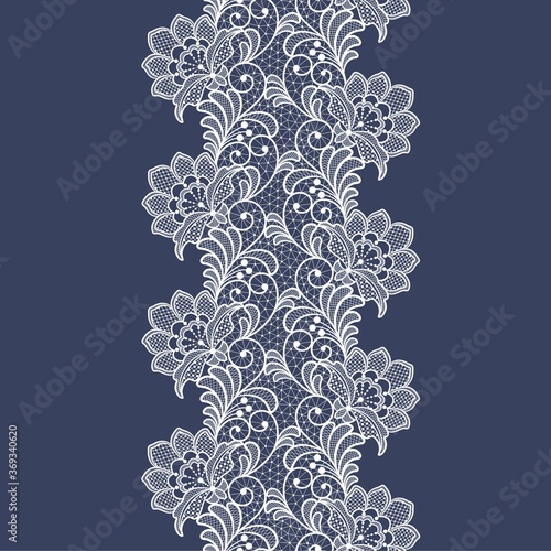 seamless  lace  floral   background.