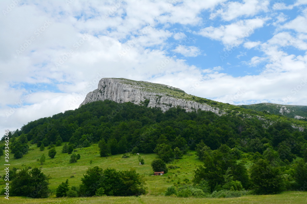 Obraz premium Beautiful Mountains Veliki Krs and Stol near Bor, Eastern Serbia