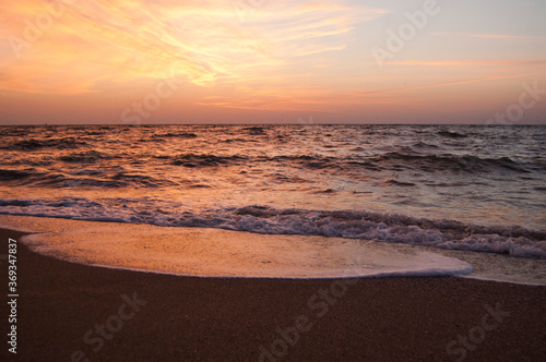 sunset at the beach