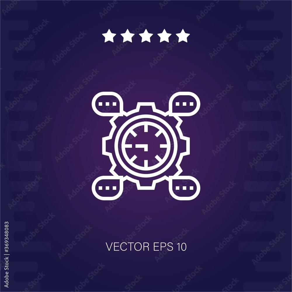 development vector icon modern illustration development vector icon modern illustration