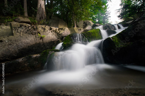 Small streams at the foot of the Brocken (Germany, Harz).