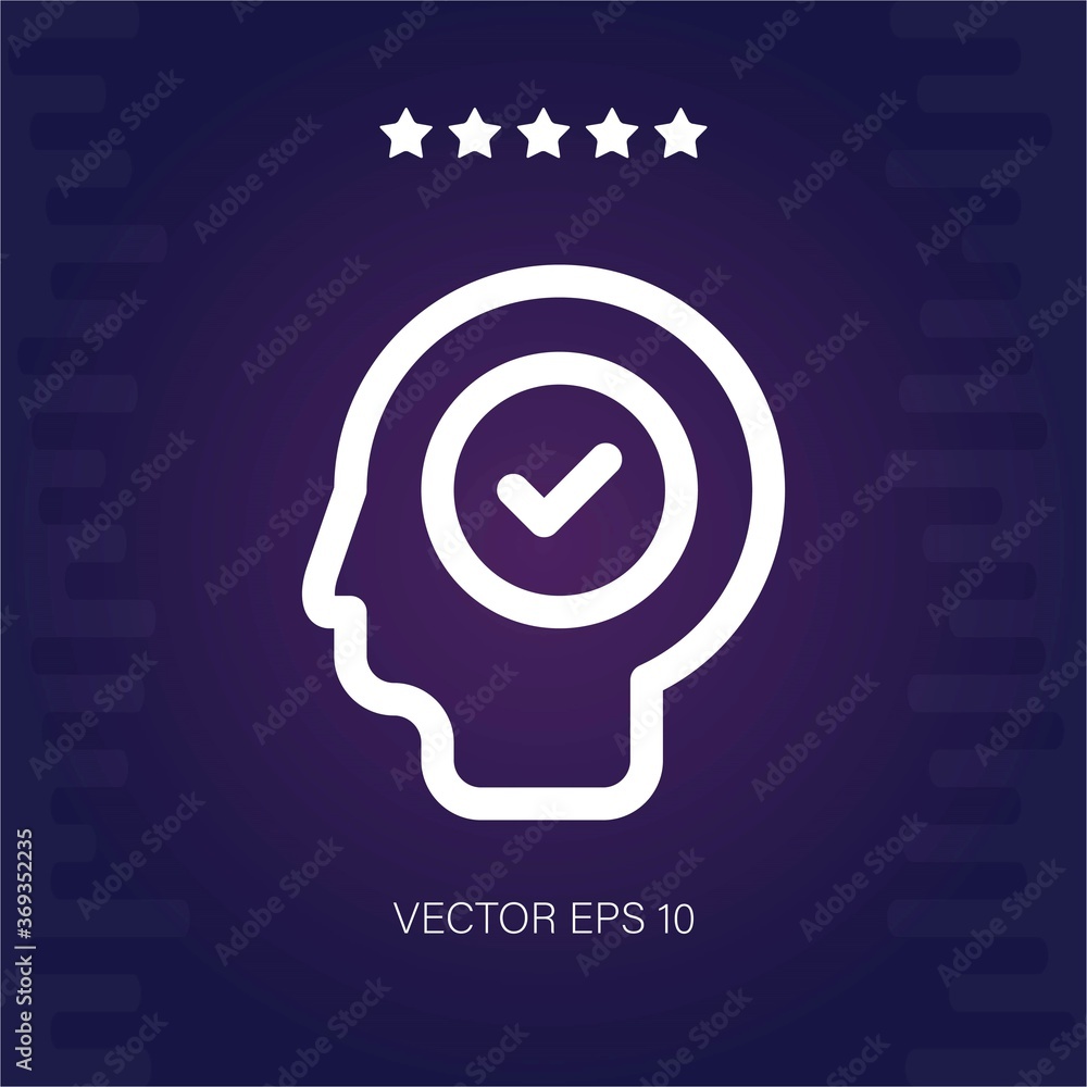 positive vector icon modern illustration positive vector icon modern illustration