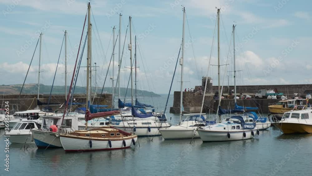 The harbour Saundersfoot Pembrokeshire Wales The harbour Saundersfoot Pembrokeshire Wales