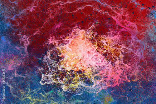Fototapeta Naklejka Na Ścianę i Meble -  Explosion of colored powder background