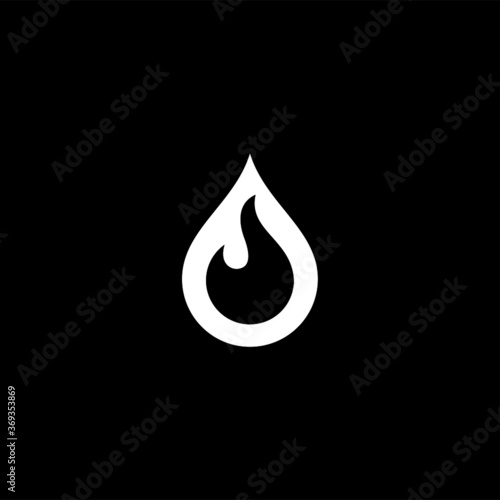 Flame logo icon vector template for corporate logo and business card design.