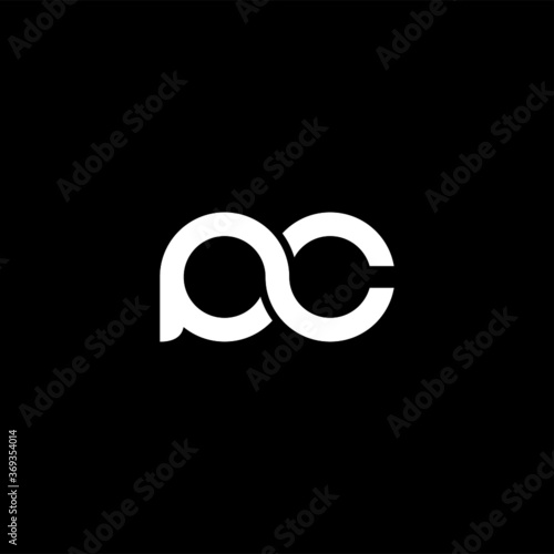 P & C letters Joint logo icon vector template for corporate logo and business card design.