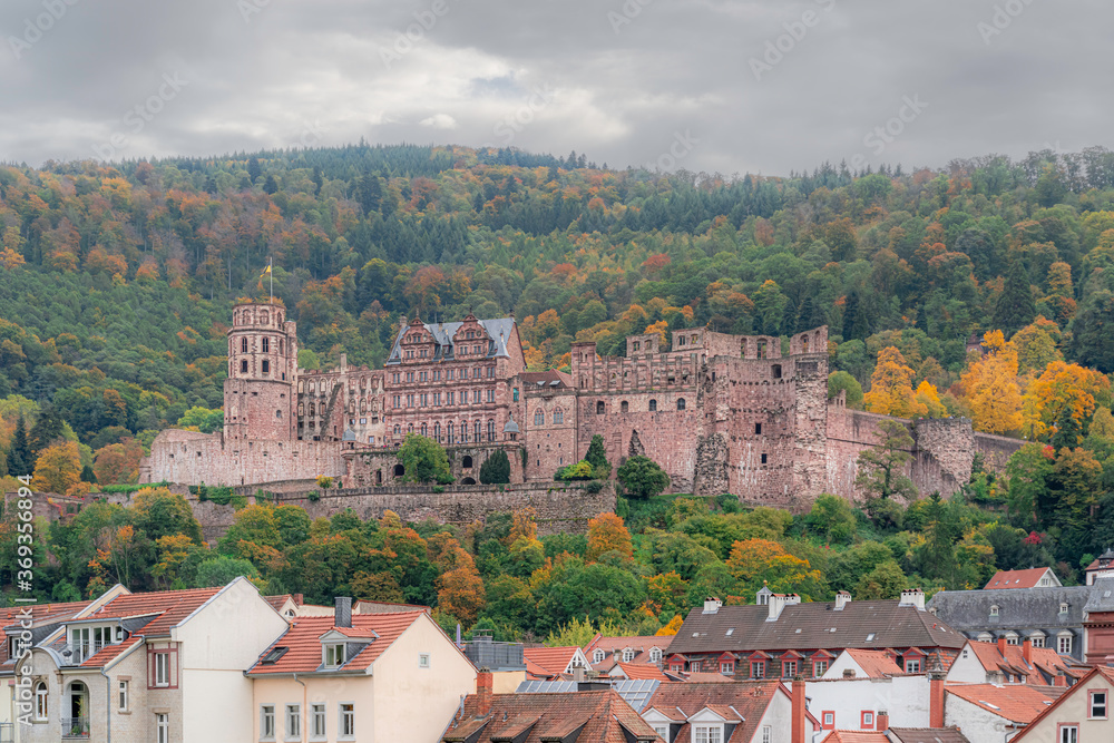 A Cloudy Day at Castle Heidelberg in Germany