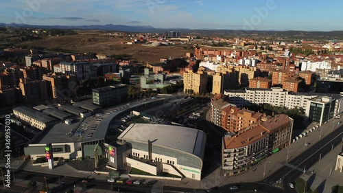 Leon. Historical city of Spain. Aerial Drone Footage