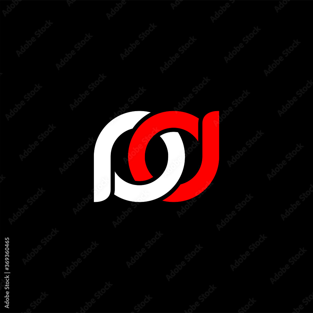 Fototapeta premium P & D letters Joint logo icon vector template for corporate logo and business card design.