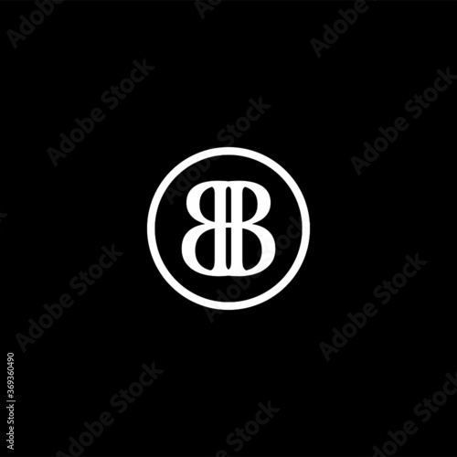 B & B letters Joint logo icon vector template for corporate logo and business card design.
