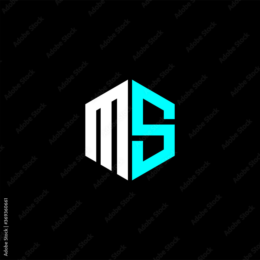 M & S letters Joint logo icon vector template for corporate logo and business card design. M & S letters Joint logo icon vector template for corporate logo and business card design.