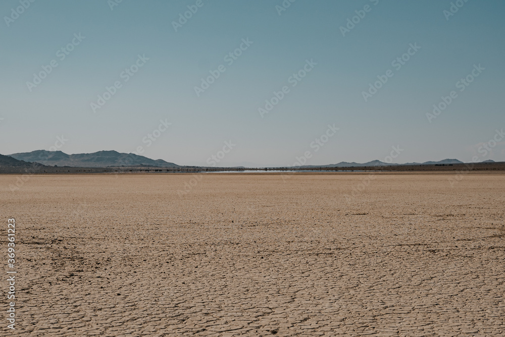 El Mirage Dry Lakebed mid day horizon