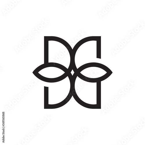 letter BB, BE logo design