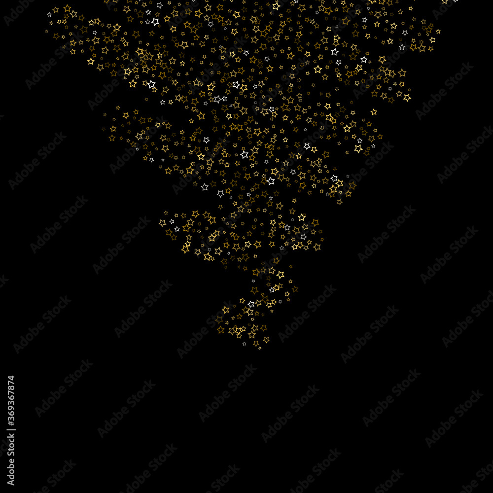 Gold Glitter Stars. Luxury Shiny Confetti. Gold Glitter Stars. Luxury Shiny Confetti.