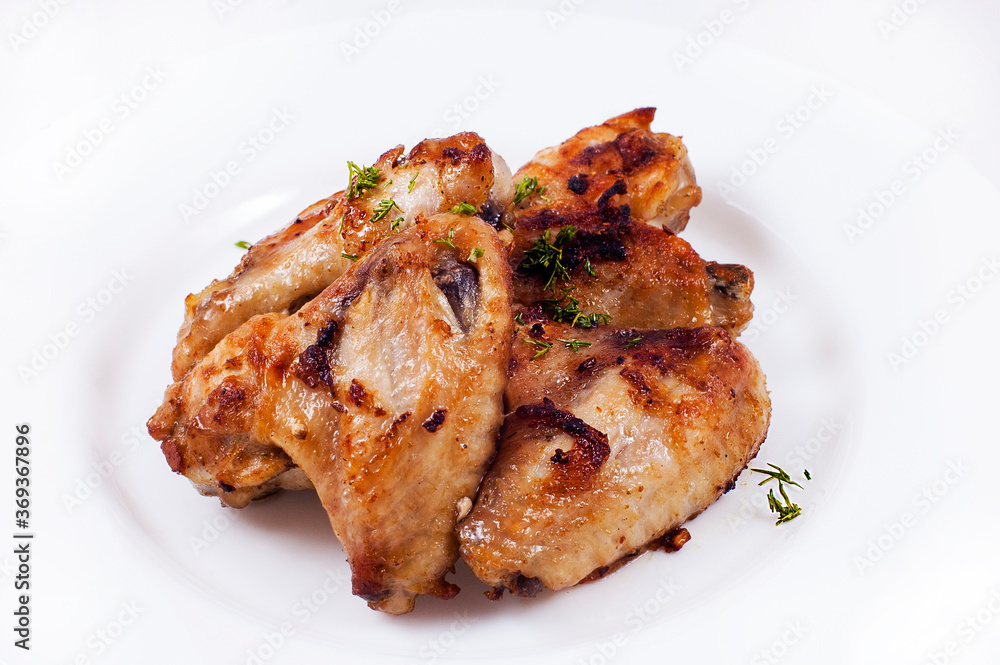 chicken wings with spices chicken wings with spices