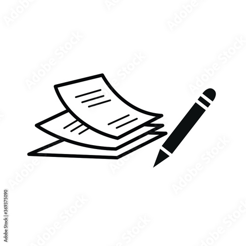 documents files icon, report paper file, documentary and paper page